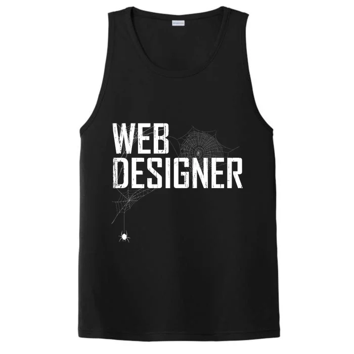 Web Designer Spider Web Performance Tank