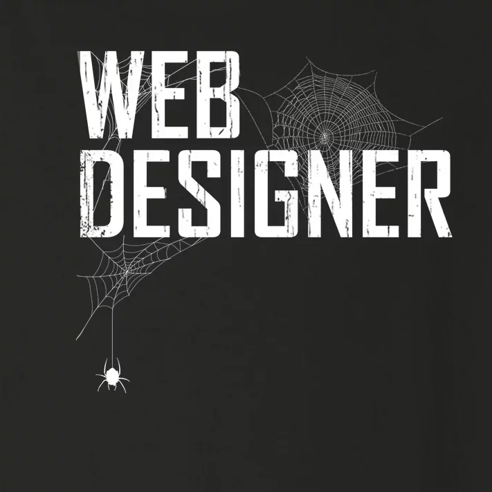 Web Designer Spider Web Toddler Long Sleeve Shirt