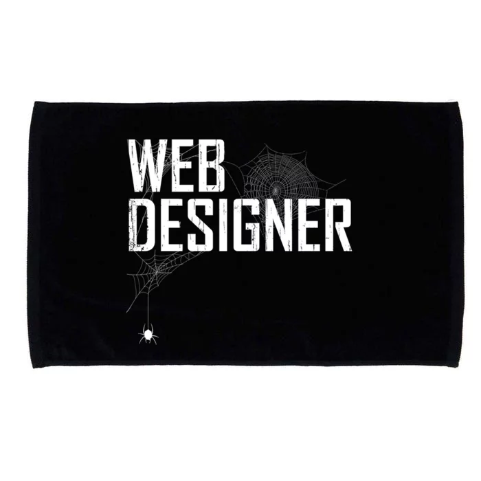 Web Designer Spider Web Microfiber Hand Towel