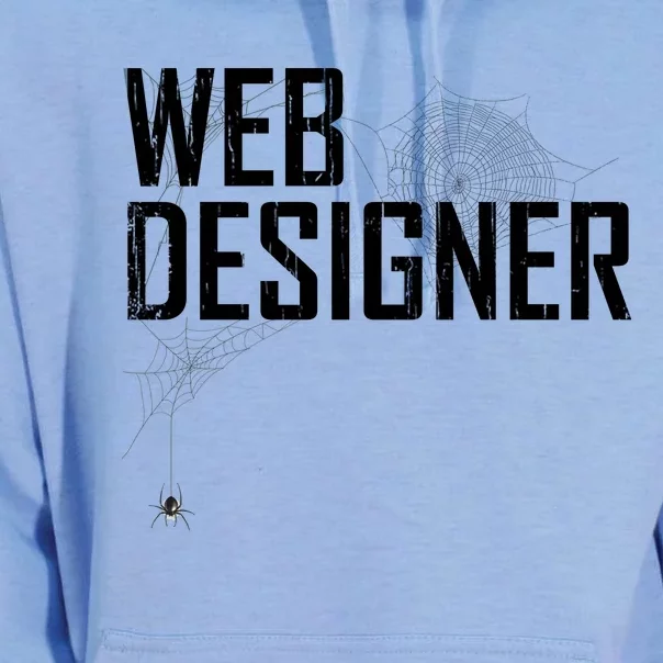 Web Designer Spider Web Unisex Surf Hoodie