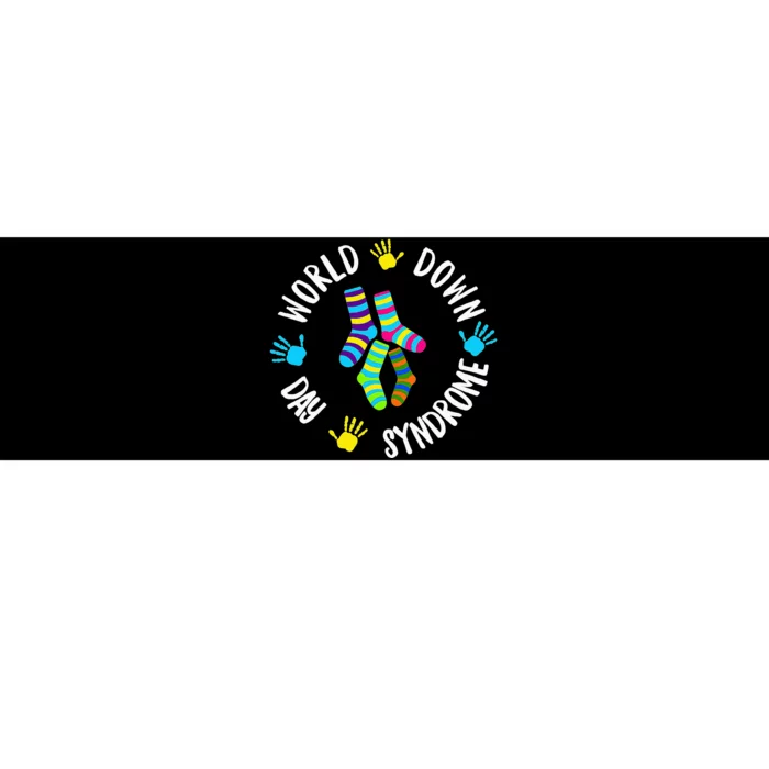 World Down Syndrome Day Awareness Socks 21 March Bumper Sticker