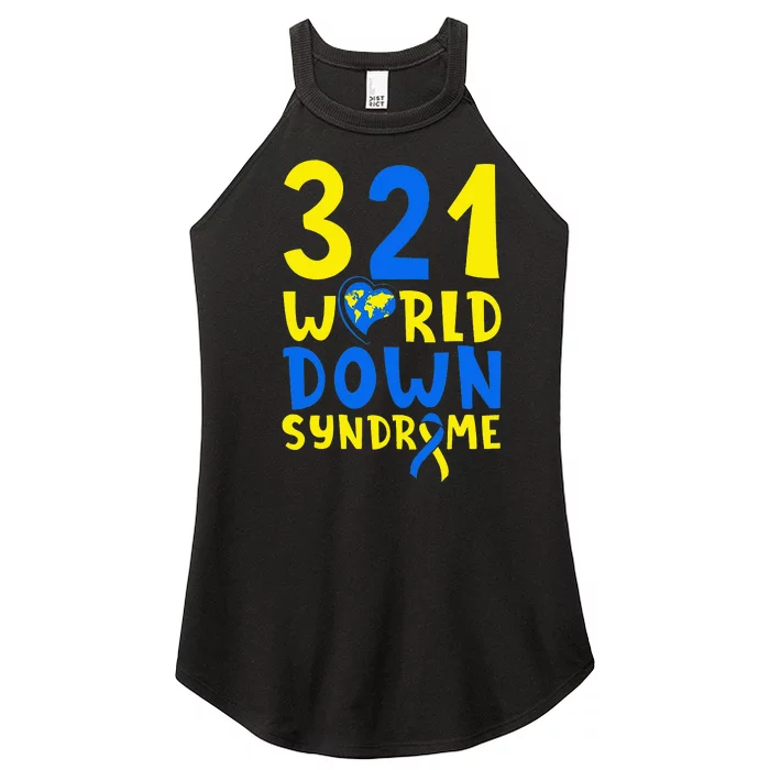 World Down Syndrome Day Awareness March 21 Women’s Perfect Tri Rocker Tank