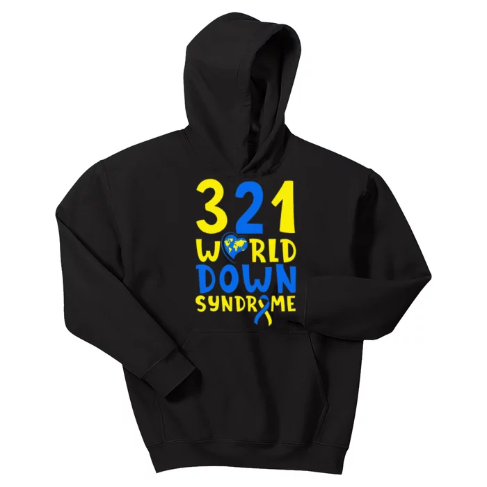 World Down Syndrome Day Awareness March 21 Kids Hoodie