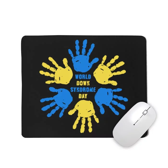 World Down Syndrome Day Awareness Support Trending Gift Idea Mousepad