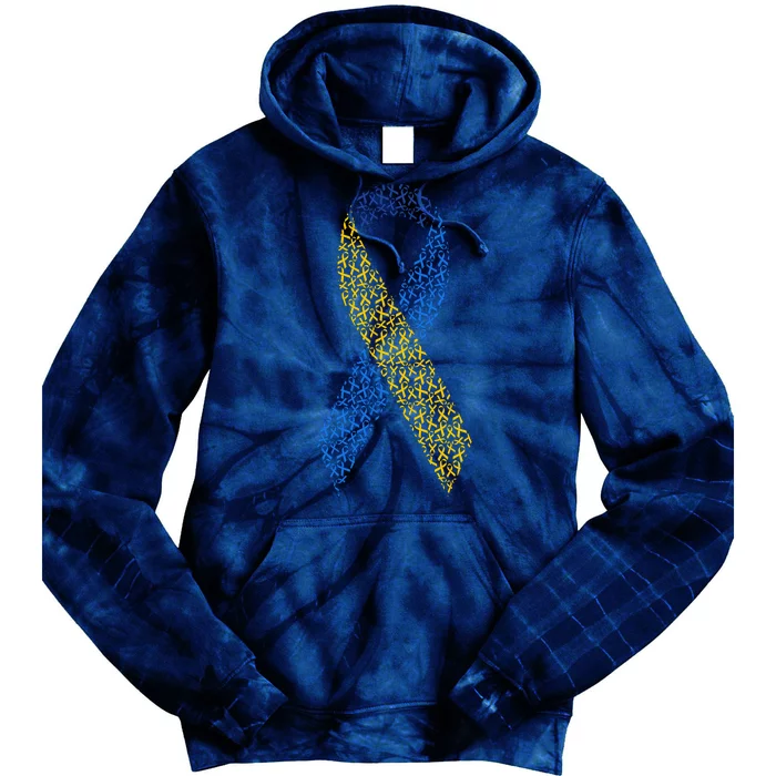 World Down Syndrome Day Awareness Ribbons Tie Dye Hoodie