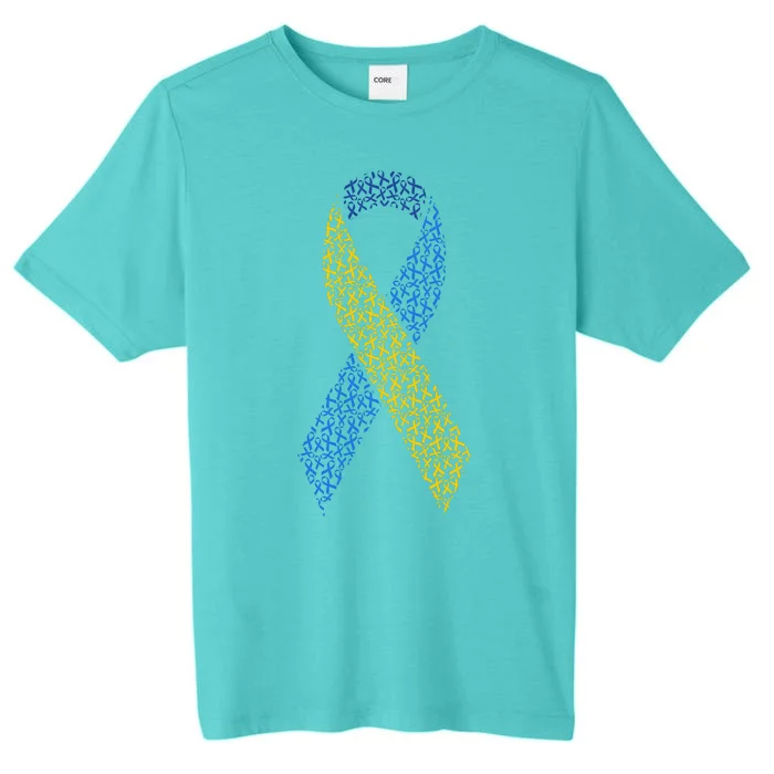 World Down Syndrome Day Awareness Ribbons ChromaSoft Performance T-Shirt