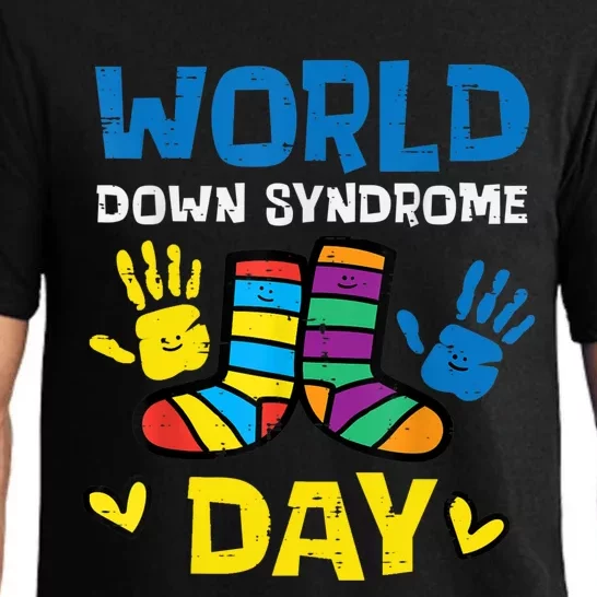 World Down Syndrome Day Awareness T21 Teacher Women Pajama Set