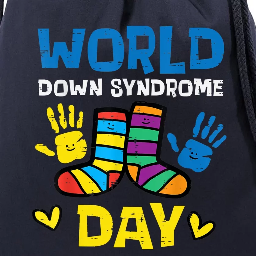 World Down Syndrome Day Awareness T21 Teacher Women Drawstring Bag