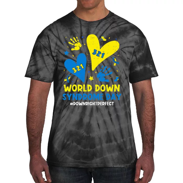 World Down Syndrome Day 321 Awareness Support Tie-Dye T-Shirt