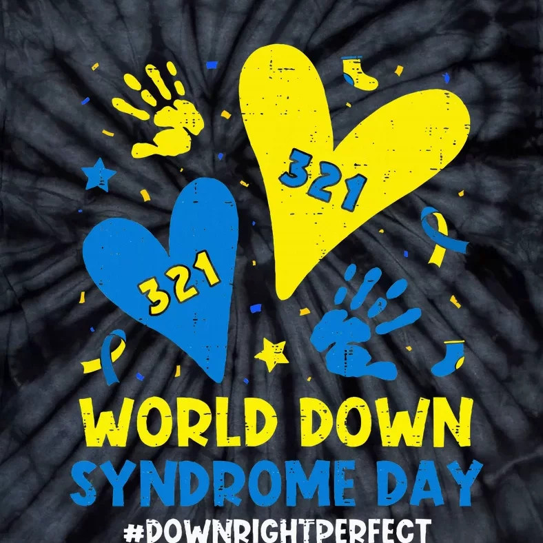 World Down Syndrome Day 321 Awareness Support Tie-Dye T-Shirt