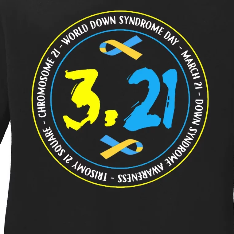 World Down Syndrome Day March 12st Ladies Long Sleeve Shirt