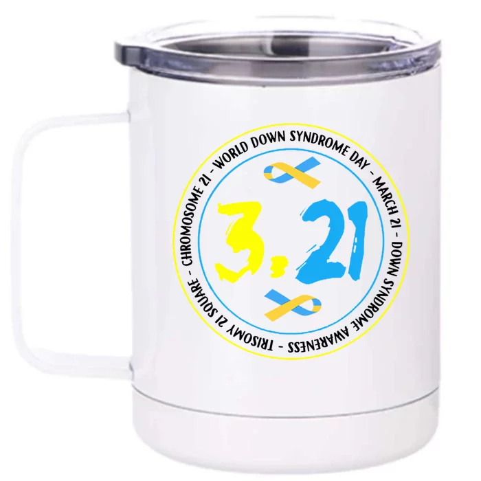 World Down Syndrome Day March 12st Front & Back 12oz Stainless Steel Tumbler Cup