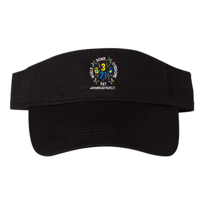 World Down Syndrome Day 321 Awareness Support Valucap Bio-Washed Visor