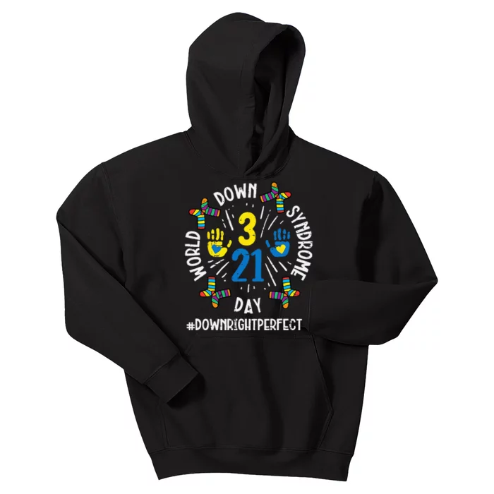 World Down Syndrome Day 321 Awareness Support Kids Hoodie