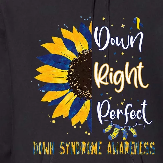 World Down Syndrome Day Awareness Socks 21 March Premium Hoodie