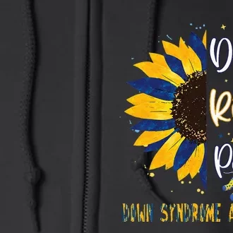 World Down Syndrome Day Awareness Socks 21 March Full Zip Hoodie