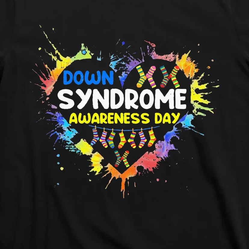 World Down Syndrome Day Awareness Socks 21 March T-Shirt