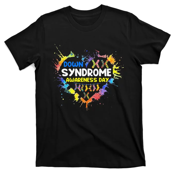 World Down Syndrome Day Awareness Socks 21 March T-Shirt