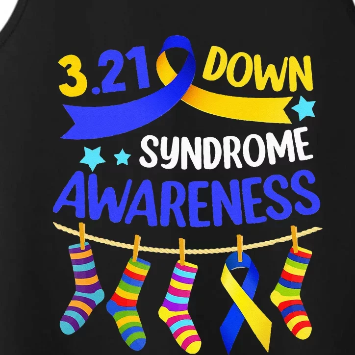 World Down Syndrome Day Awareness Socks 21 March Performance Tank