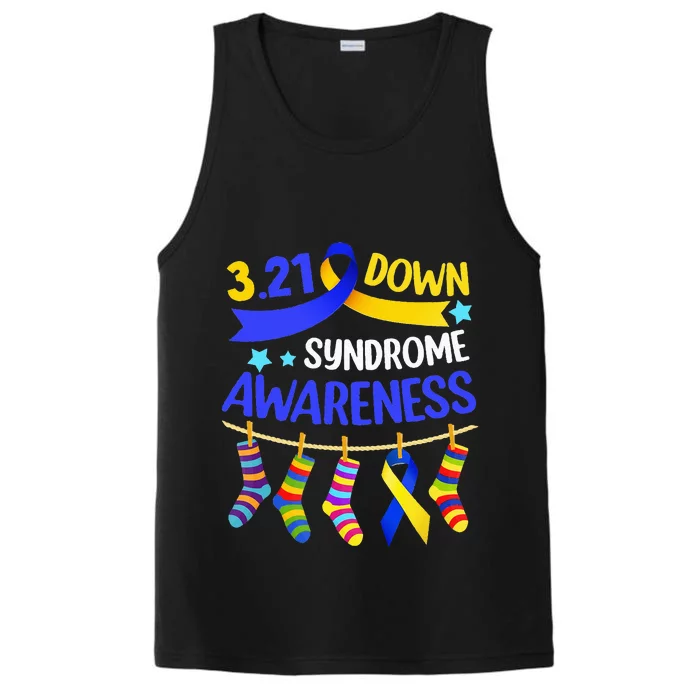 World Down Syndrome Day Awareness Socks 21 March Performance Tank