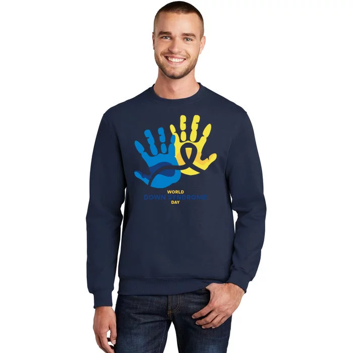 World Down Syndrome Day Handprint Awareness Sweatshirt