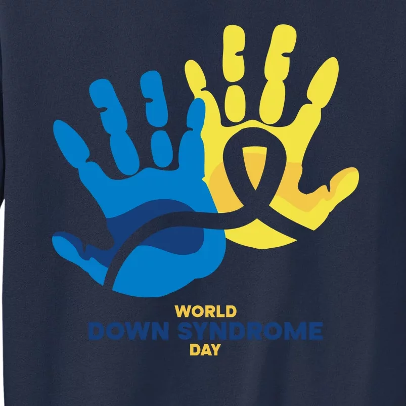 World Down Syndrome Day Handprint Awareness Sweatshirt