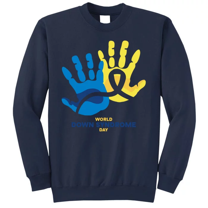 World Down Syndrome Day Handprint Awareness Sweatshirt