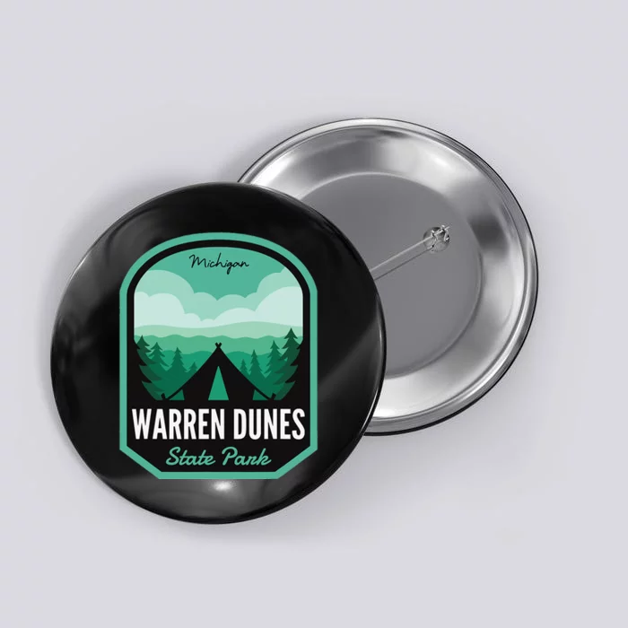 Warren Dunes State Park MI Camping Button