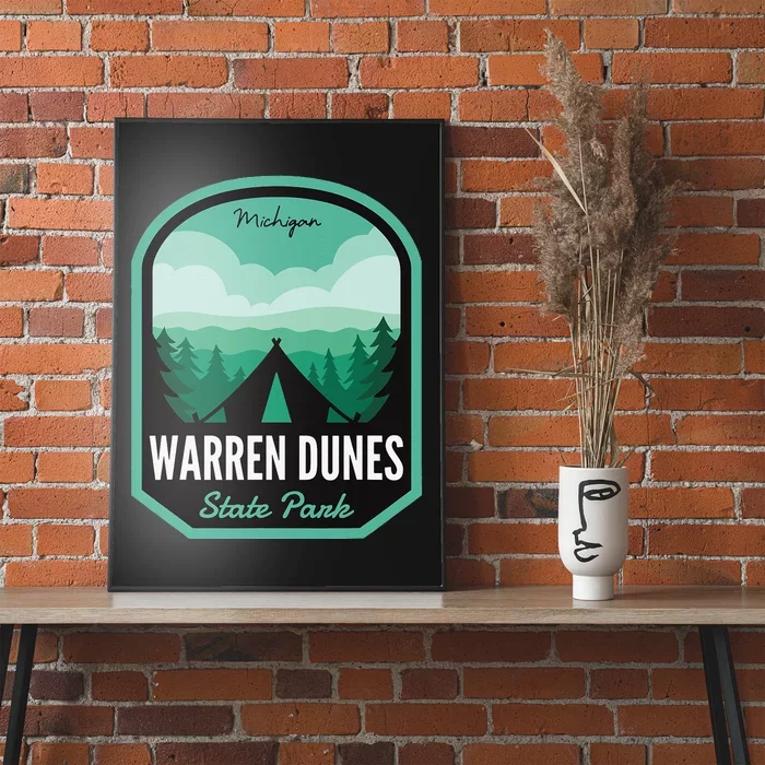 Warren Dunes State Park MI Camping Poster