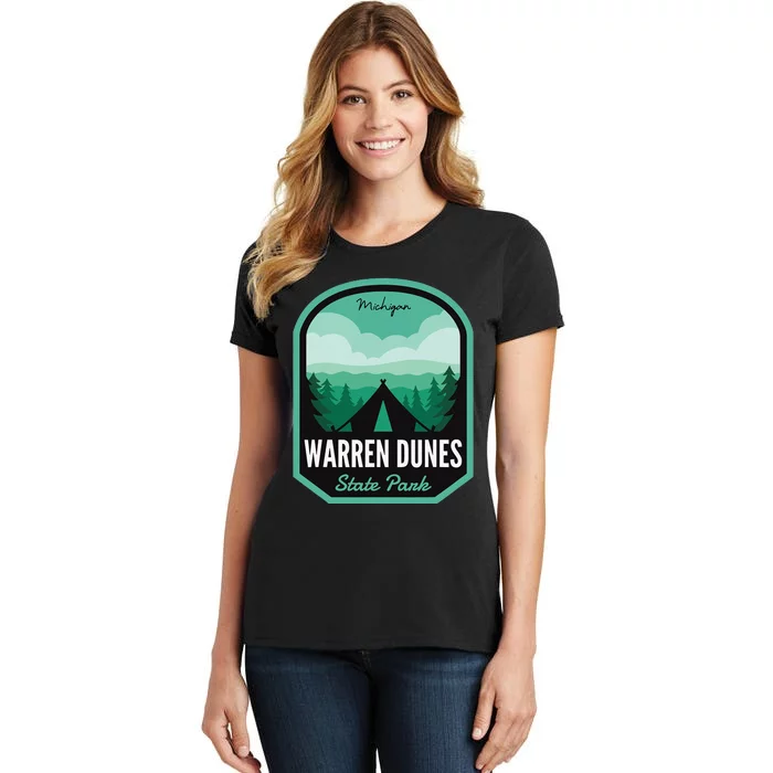 Warren Dunes State Park MI Camping Women's T-Shirt