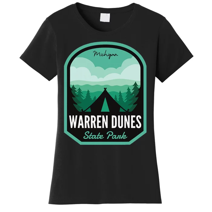 Warren Dunes State Park MI Camping Women's T-Shirt