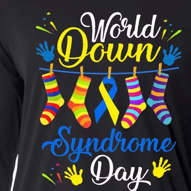 World Down Syndrome Day Awareness Socks 21 March Cooling Performance Long Sleeve Crew