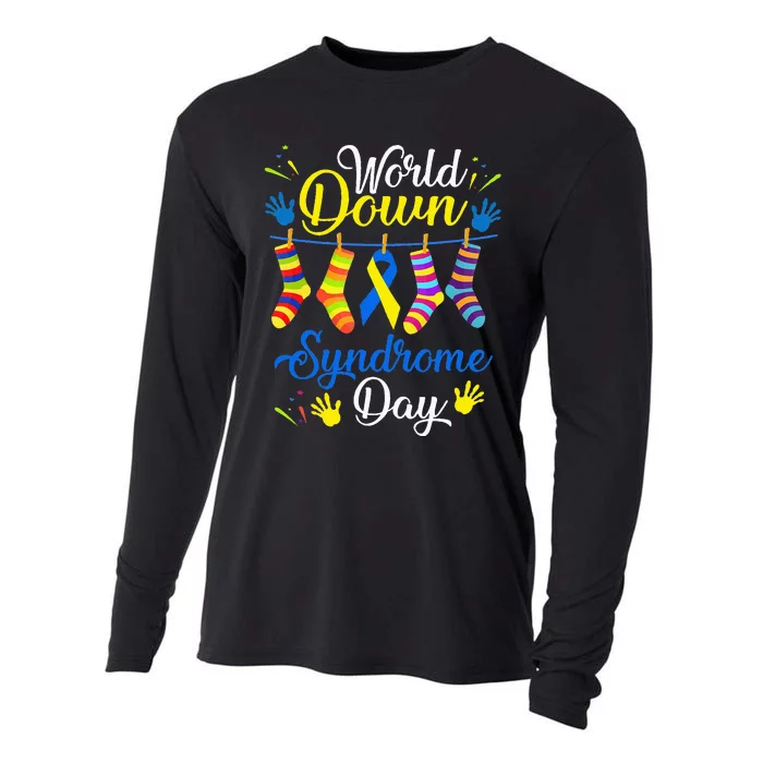 World Down Syndrome Day Awareness Socks 21 March Cooling Performance Long Sleeve Crew