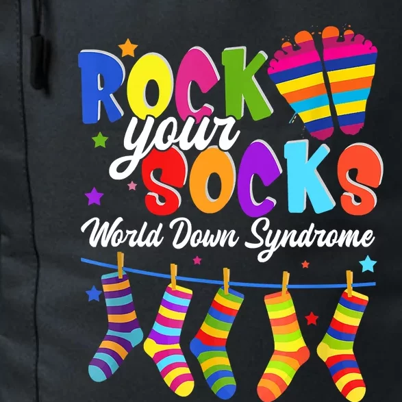 World Down Syndrome Day Rock Your Socks Awareness Daily Commute Backpack