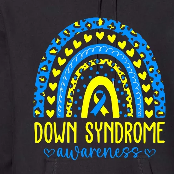 World Down Syndrome Day Rock Your Socks Awareness Premium Hoodie