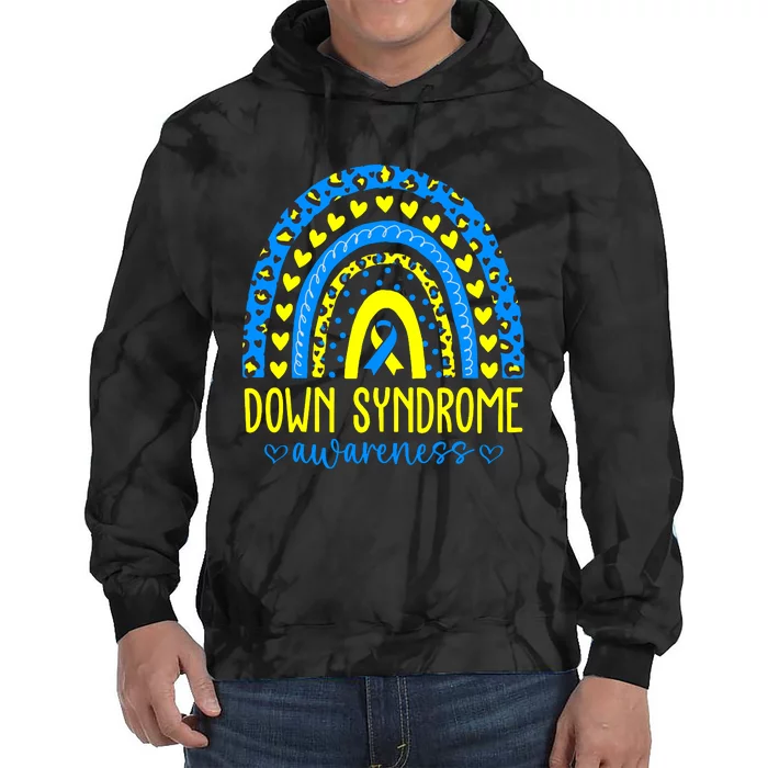 World Down Syndrome Day Rock Your Socks Awareness Tie Dye Hoodie