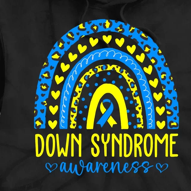 World Down Syndrome Day Rock Your Socks Awareness Tie Dye Hoodie