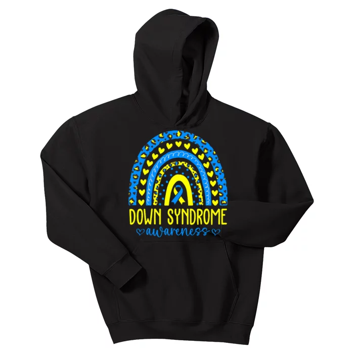 World Down Syndrome Day Rock Your Socks Awareness Kids Hoodie