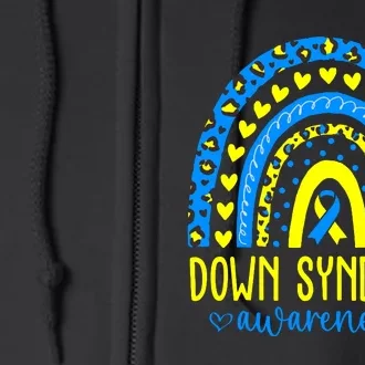 World Down Syndrome Day Rock Your Socks Awareness Full Zip Hoodie