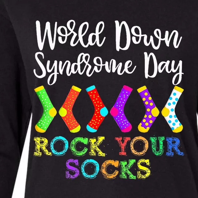 World Down Syndrome Awareness Day Womens Cotton Relaxed Long Sleeve T-Shirt