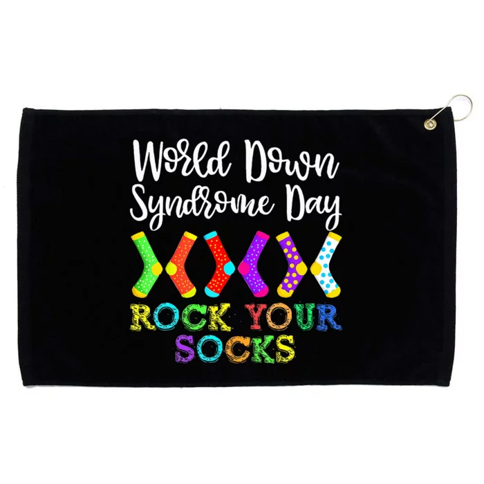 World Down Syndrome Awareness Day Grommeted Golf Towel