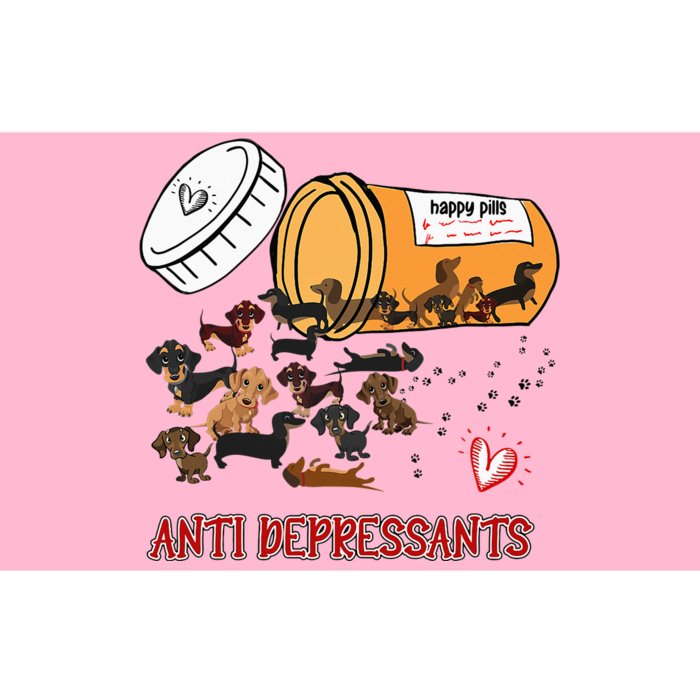 Wiener Dog Sausage Puppy Lover Antidepressants Dachshund Bumper Sticker