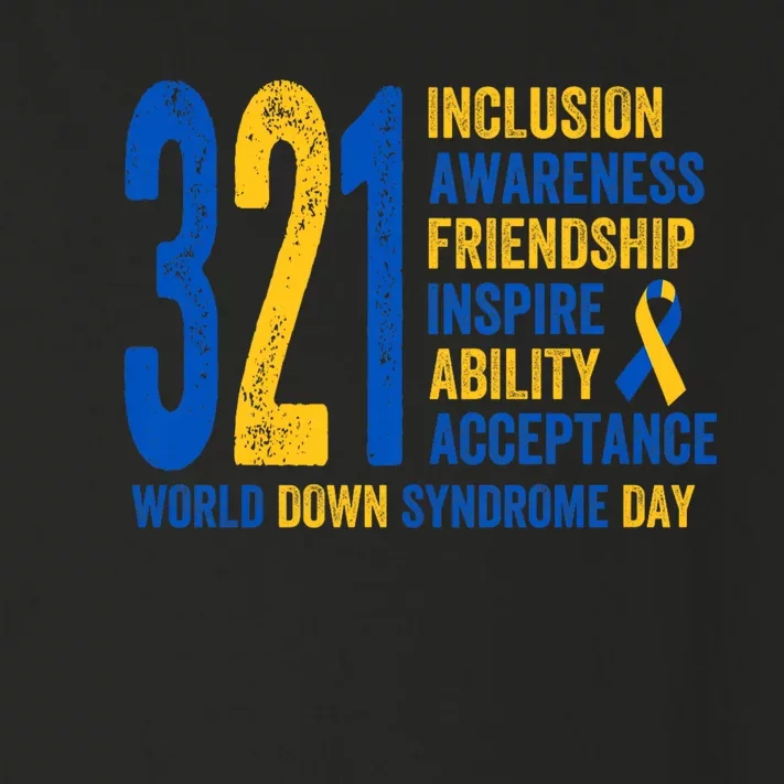 World Down Syndrome Day 3.21 Inspire And Awareness Ribbon Toddler Long Sleeve Shirt