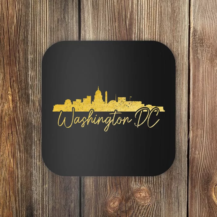 Washington D.C. Skyline Vintage Pride Coaster