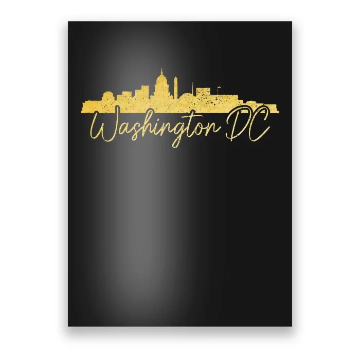 Washington D.C. Skyline Vintage Pride Poster