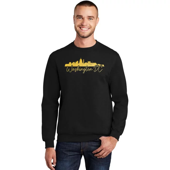 Washington D.C. Skyline Vintage Pride Tall Sweatshirt