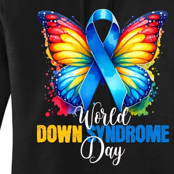 World Down Syndrome Day Rock Your Socks Awareness Women's Pullover Hoodie