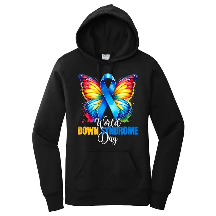 World Down Syndrome Day Rock Your Socks Awareness Women's Pullover Hoodie