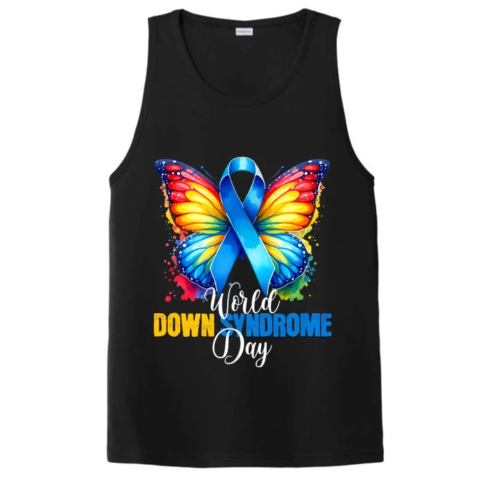 World Down Syndrome Day Rock Your Socks Awareness Performance Tank