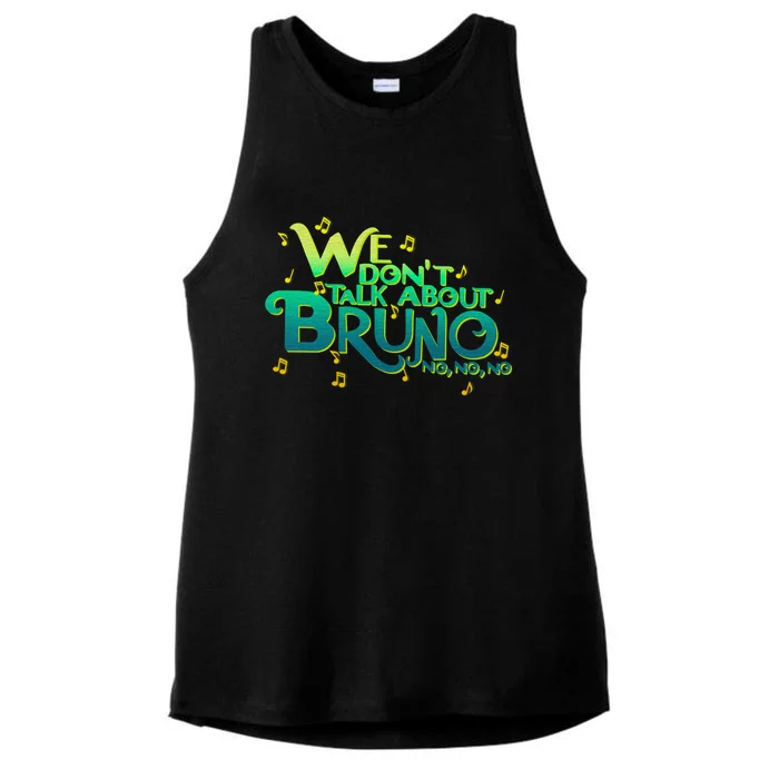 We Don't Talk About Bruno Ladies Tri-Blend Wicking Tank